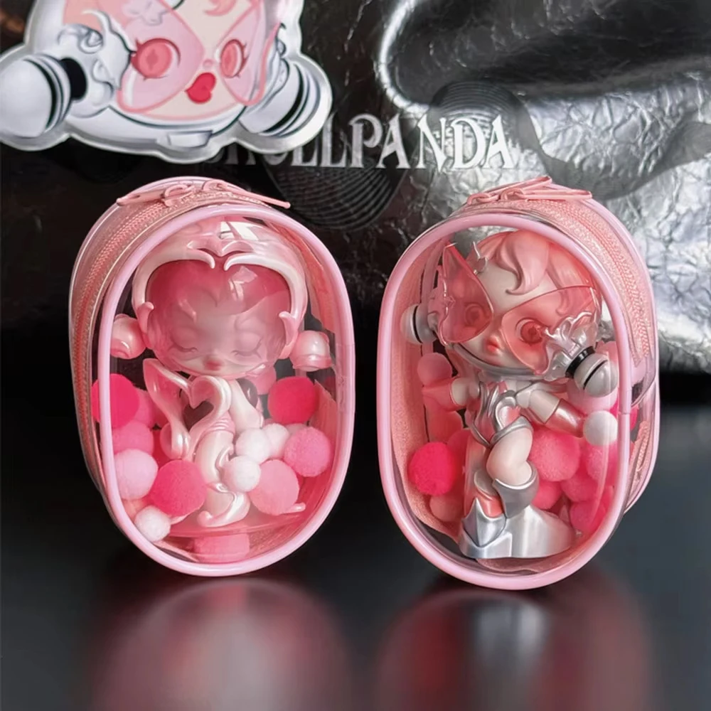 Clear Outdoor Bag Doll Toy Transparent Display Bag Decoration Mystery Box Doll Display Box PVC Mini Organizer Box Wallet