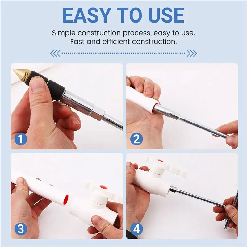 ABVG-Hot-Melt Water Stop Pin Kitchen Bathroom Repair Plumbing Tool Set PPR Tube Hot-Melt Water Stop Pin