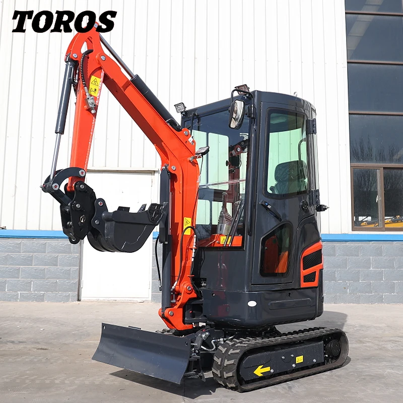 Earth Moving Machinery 1ton 1.2ton 1.8ton 2ton micro Mini Crawler Excavator With Free Bucket For Sale