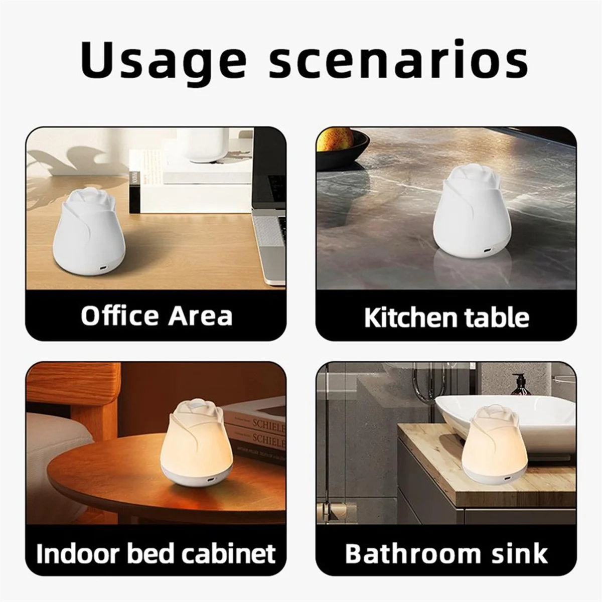 

TYMQ Rose Night Light LED Table Lamp Flower Lamp Children'S Night Light Home Lighting Decoration