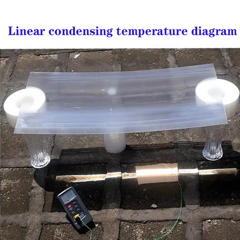 Linear Fresnel Lens 500X80MM Line Length 500MM Strip  Spot Solar Heat Collection Dedicated LED Lighting Tester