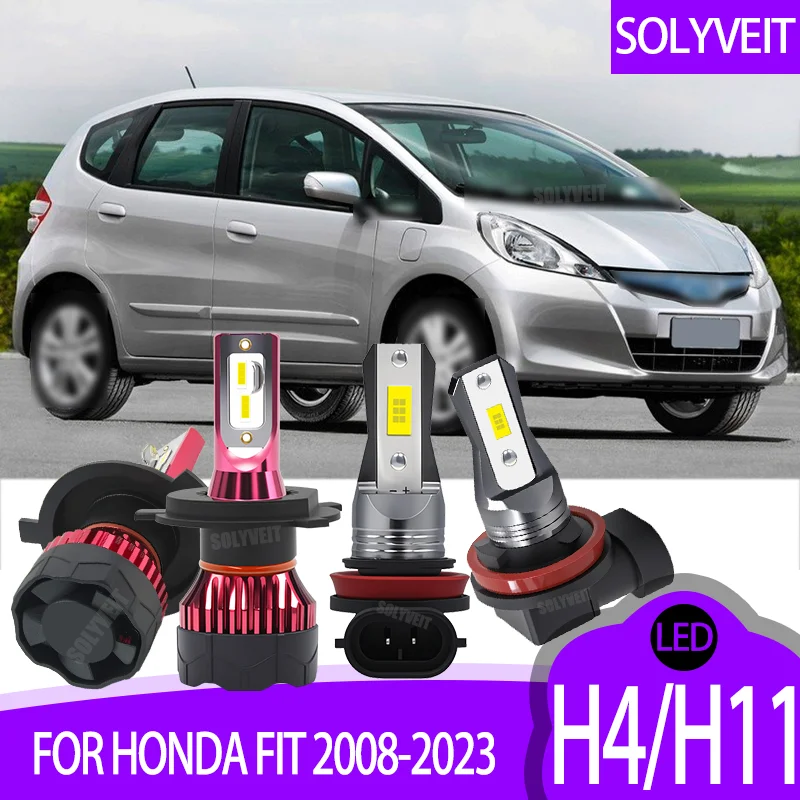 

Quick Fit H4 H11 LED Headlight Fog Light Bulbs H4/H11 6000K White 12v FOR Honda Fit 2008-2016 2017 2018 2019 2020 2021 2022 2023