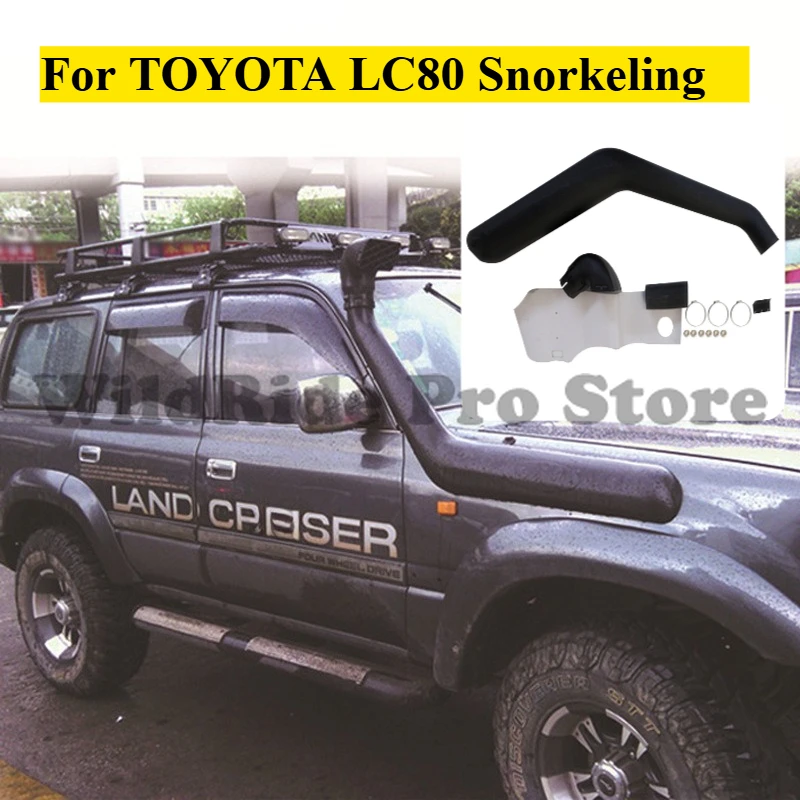 

Universal For Toyota Land Cruiser LC80 FJ80 Snorkel Kit Waterproof Air Intake Off-Road 4x4 Wading