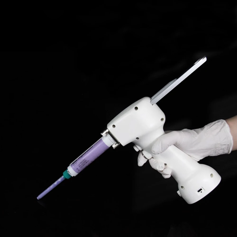 آلة خلط مواد الانطباع الأسنان اللاسلكية الكهربائية التلقائي الانطباع سيليكون VPS خلاط موزع بندقية