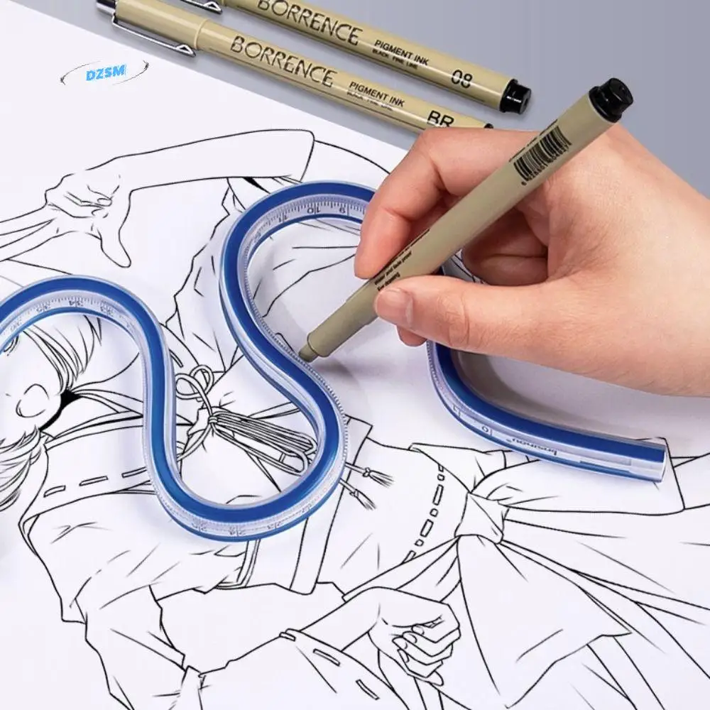 

Math Soft Measurement Office School Drawing Tool Drafting Drawing Ruler Flexible Curve Ruler Serpentine Ruler Dividing Ruler