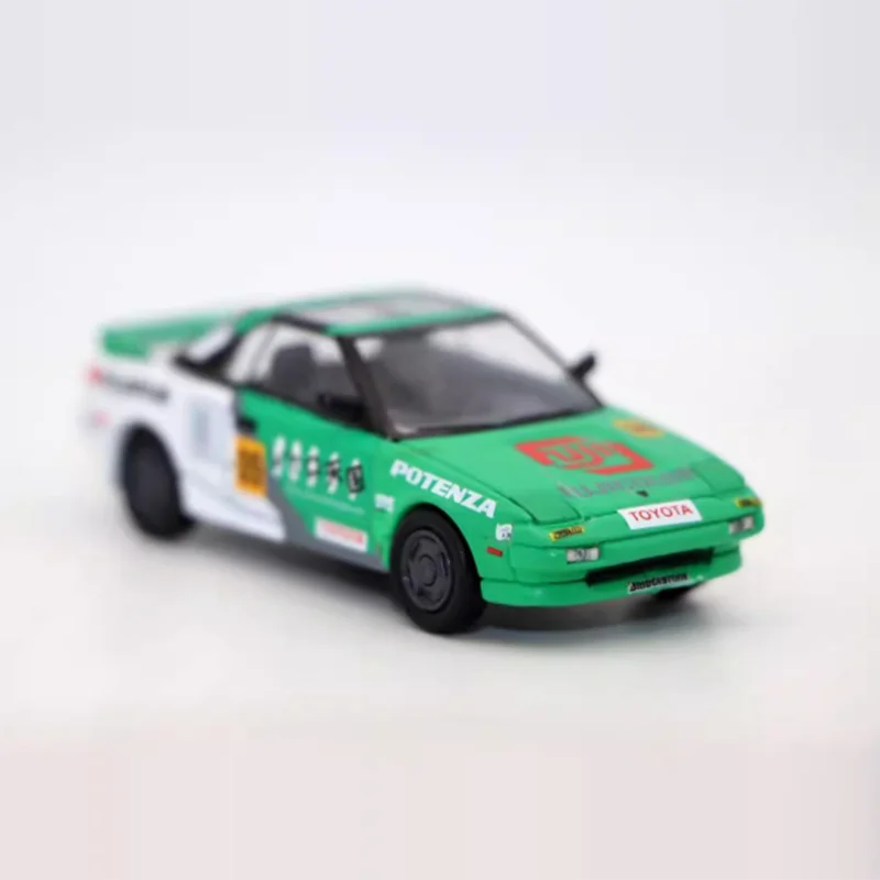 

Para 1:64 Масштаб 1985 TYT MR2 MK1 Раллийный автомобиль, имитация сплава, металлическая модель автомобиля, статическая коллекция, украшенные праздничные подарки, игрушки