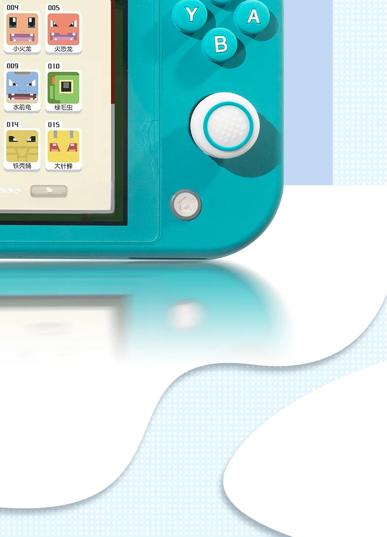 Daumengriffe für Nintendo Switch Lite Silikon-Joystick-Kappen Aufkleber-Set Joystick-Schutz für Nintendo Switch OLED Hülle – Detail 2