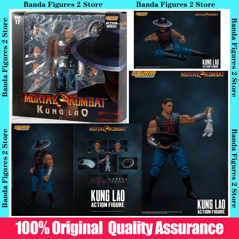 100% Original Box Storm Collectibles Mortal Kombat 1/12 Action Figure Kung Lao In Stock Anime Figures Model Toys Gifts