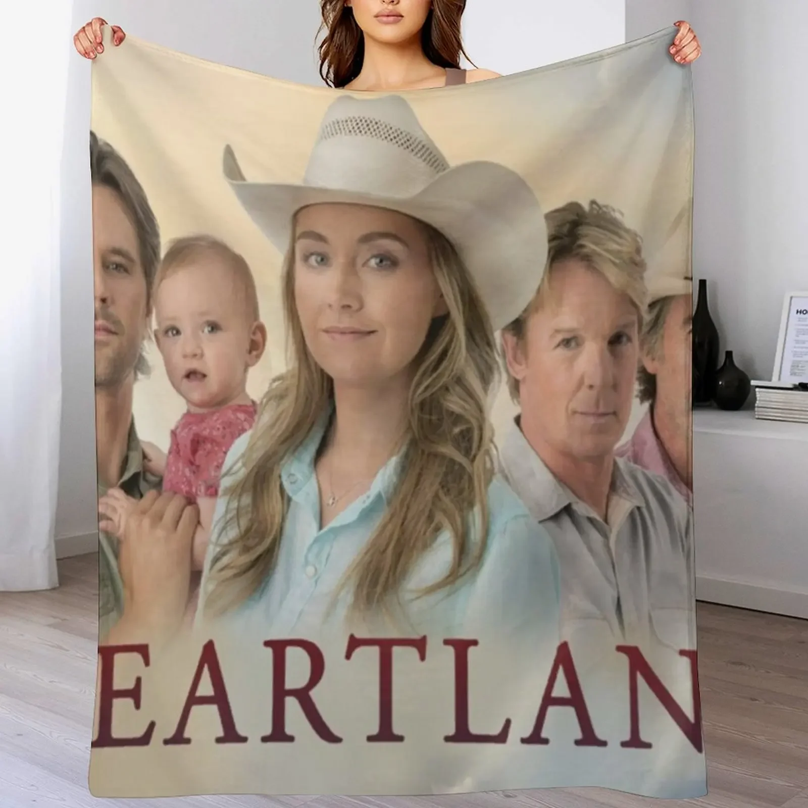 HEARTLAND ~SHOW Throw Blanket Warm Cozy Throw Blanket for Living Room Couch