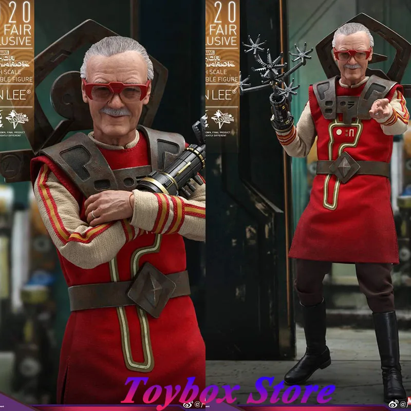 HOTTOYS HT MMS570 1/6 Stan Lee 2020 TOY Fair of Exclusive Father of Marvel Thor Ragnarok Original 12