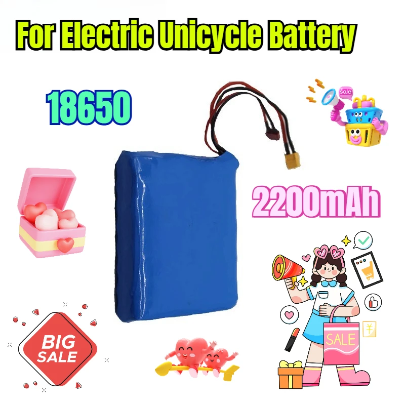 

2200mAh 18650 Lithium Battery Pack for Electric Unicycle Battery