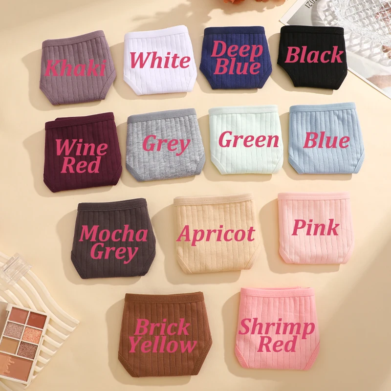 8Pcs/Set Cotton Seamless Thongs For Women Sexy Low Rise Solid Color Breathable Pantys Female Comfortable Soft G-String Underpant - Image 4