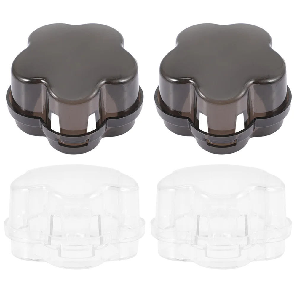 4 Pcs Gas Switch Protection Cooker Knobs Stove Guard Plastic Covers Safety for Baby Child-proof