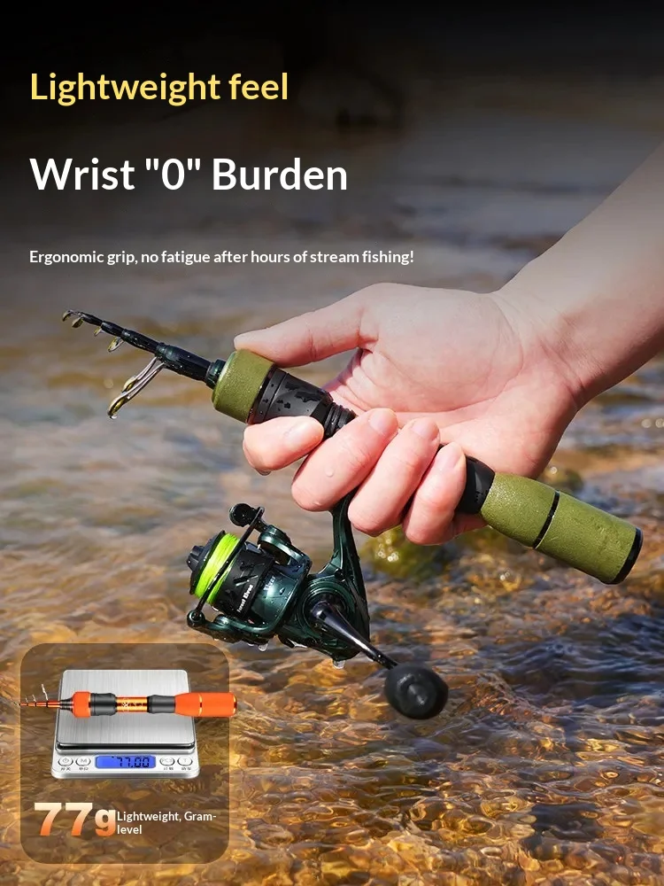 カイデンシ-エルフ-ウルトラショート-ミニマイクロポール-テレスコピックロードヤポール-ポータブルマルチセクションulストリームマコウポール