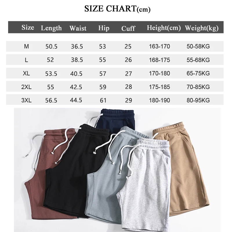 Summer Baggy Sweatshorts Men Cotton Shorts Streetwear Loose Jogger Short Men Straight Cotton Casual Shorts Plus Size 4XL