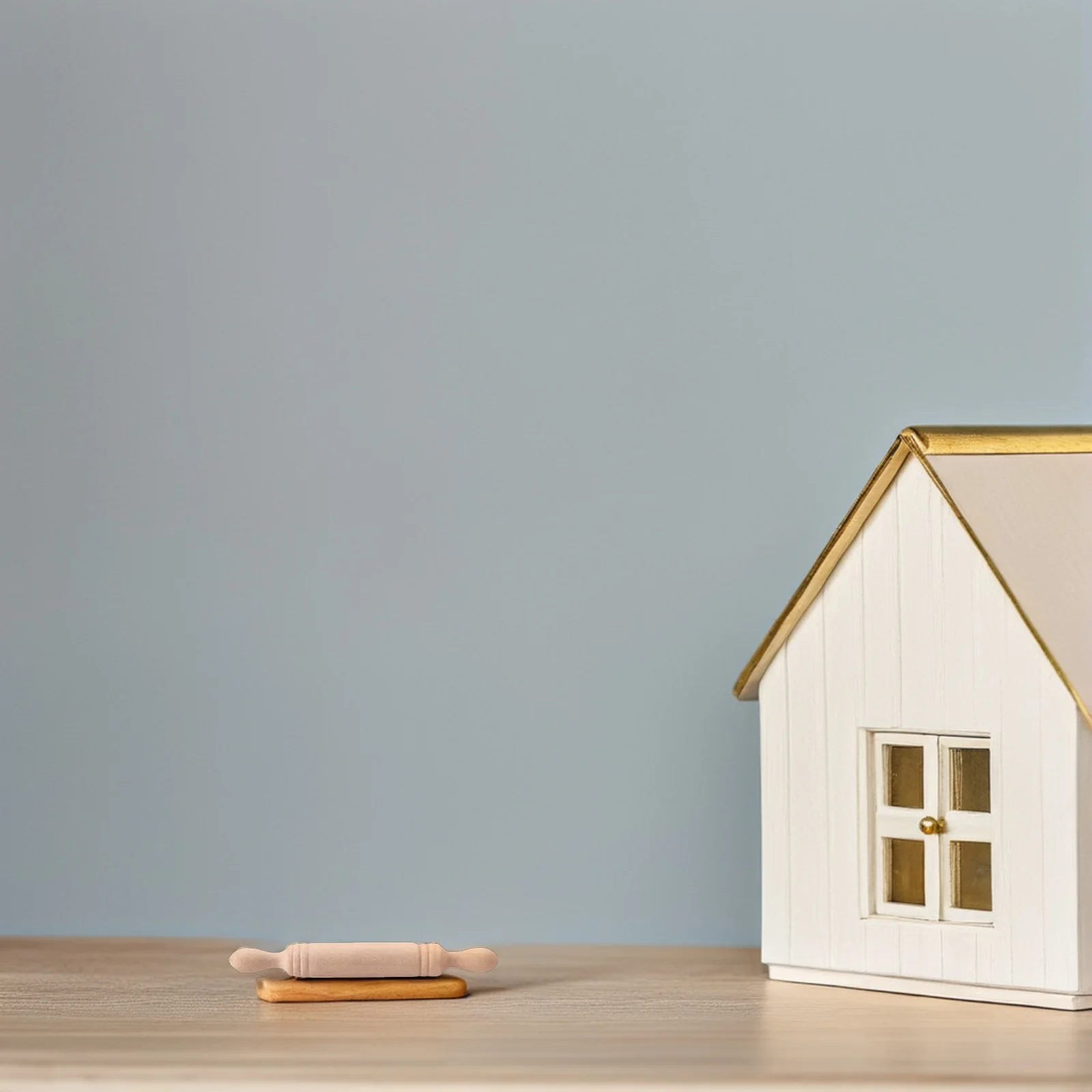 50 szt. Mini drewniane wałki do ciasta, wytrzymałe, gładka powierzchnia, mały rozmiar, idealne do dekoracji kuchni domku dla lalek, rękodzieła, mini drewniane wałki do ciasta