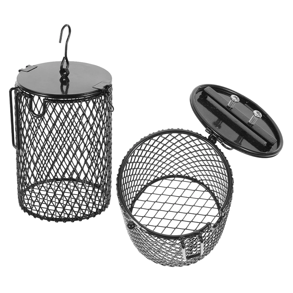 

2Pcs Reptile Tank Lampshade Easy Install Remove Sturdy Iron Mesh Cover for Heating Lamps Bird Heat Lamp Lampshade