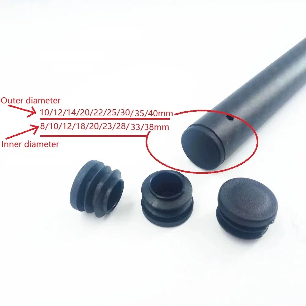 RC Model Carbon Fiber Tube End Plug, Inner Stopper for Drone