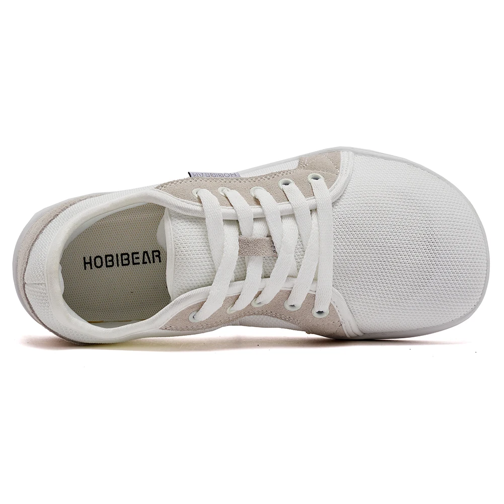 HOBIBEAR Minimalist Barefoot Shoes Unisex Zero Drop Sole Wide Toe Casual Running Sneakers