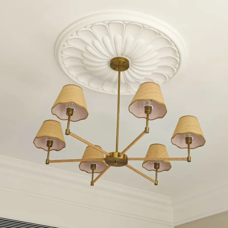 Vintage Rattan Weaving Led Pendant Lights for Living Dining Table Room Simple Home Decor Design Apartment Hanging Light Fixture