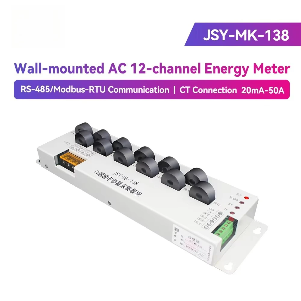 RS485 Electric Meter  ing Device Multi-Circuit Device That  s Multiple Currents Voltages Powers for Three Phase