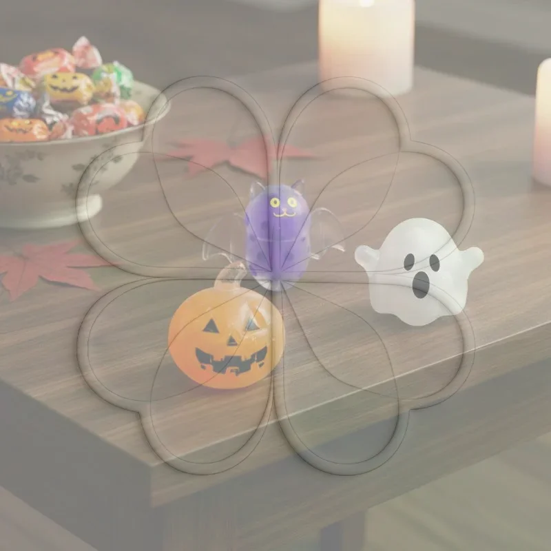 3Pcs Halloween Soft Squeeze Toys Ghost Bat Pumpkin Stress Relief Balls for Adult Travel Portable Relax Toys