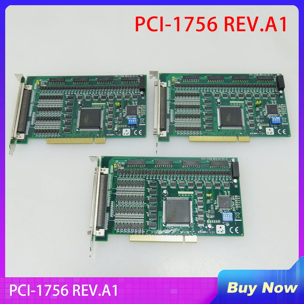 

1PCS Data Acquisition Card Capture Card For Advantech PCI-1756 REV.A1