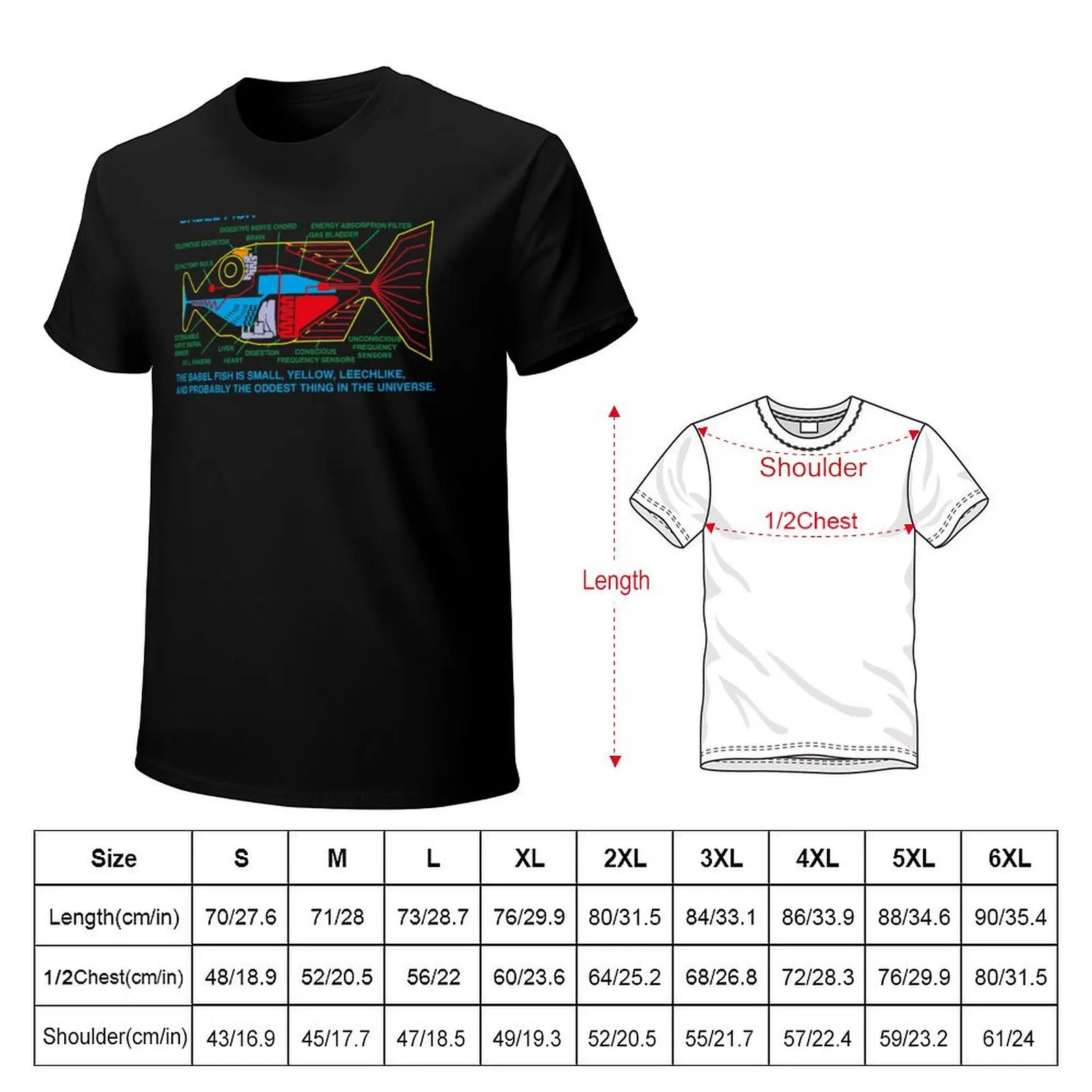 NDVH Babel Fish H2G2 T-Shirt Moisture Control Sports Tee