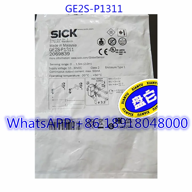 

Brand New GE2S-P1311 Sensor 2069839 Fast Shipping