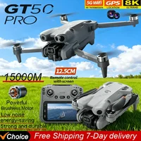 NUEVO Dron RC GT50 PRO 8K HD con Cámaras Duales, WiFi, GPS, 20 Minutos de Vuelo, Fotografía Aérea, Quadcopter, Control Remoto, UAV, Juguetes para Niños, Regalos