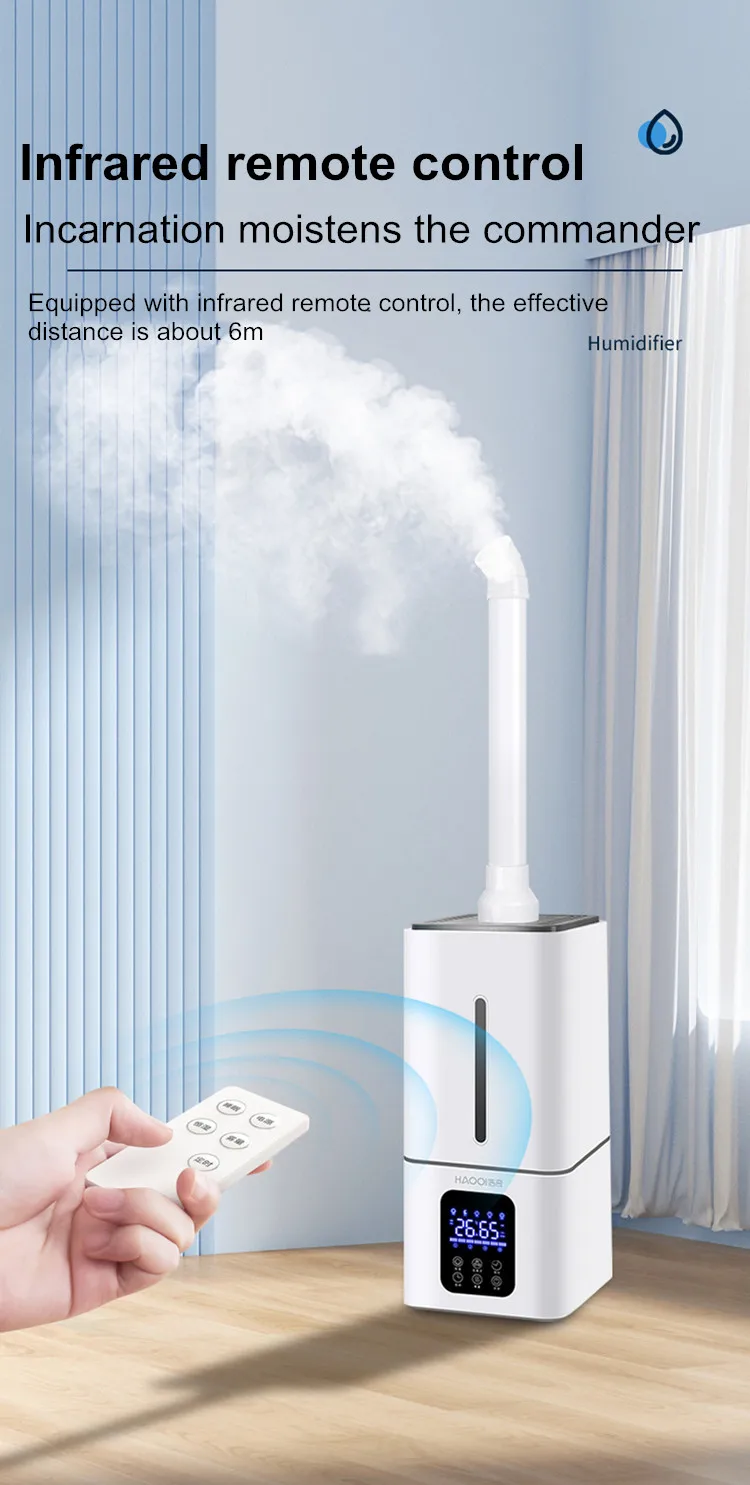 15L 1500ml/h Luftbefeuchter Industrieller Ultraschall-Gemüse-Frischhaltegerät Großer Zerstäuber Haushalt Kommerziell Obenliegende Wasserzufuhr – Detail 12