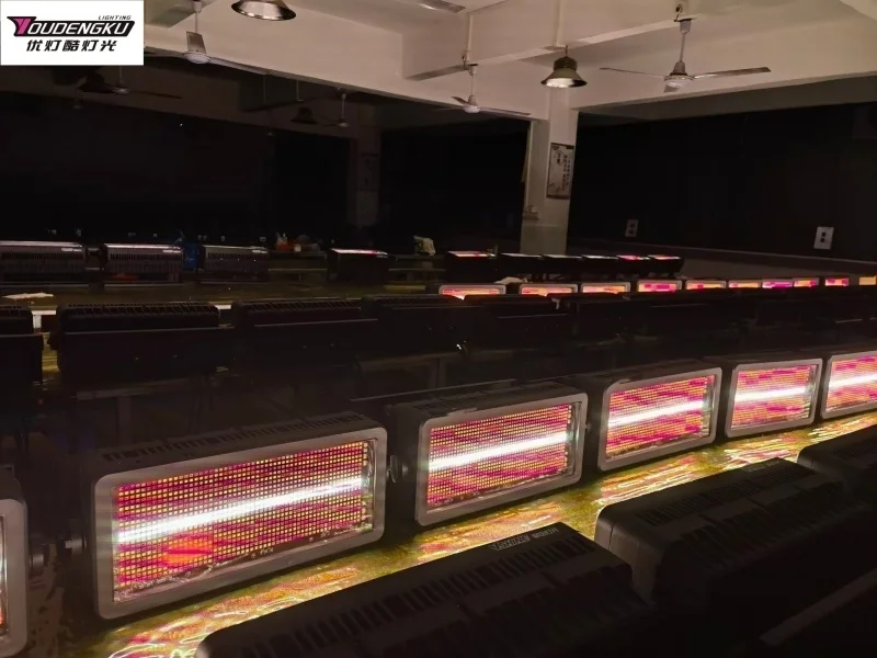 

2 pieces Outdoor IP65 12 Segments led Strobe Light RGB 400W DMX512 LED Flash Light for Party Disco