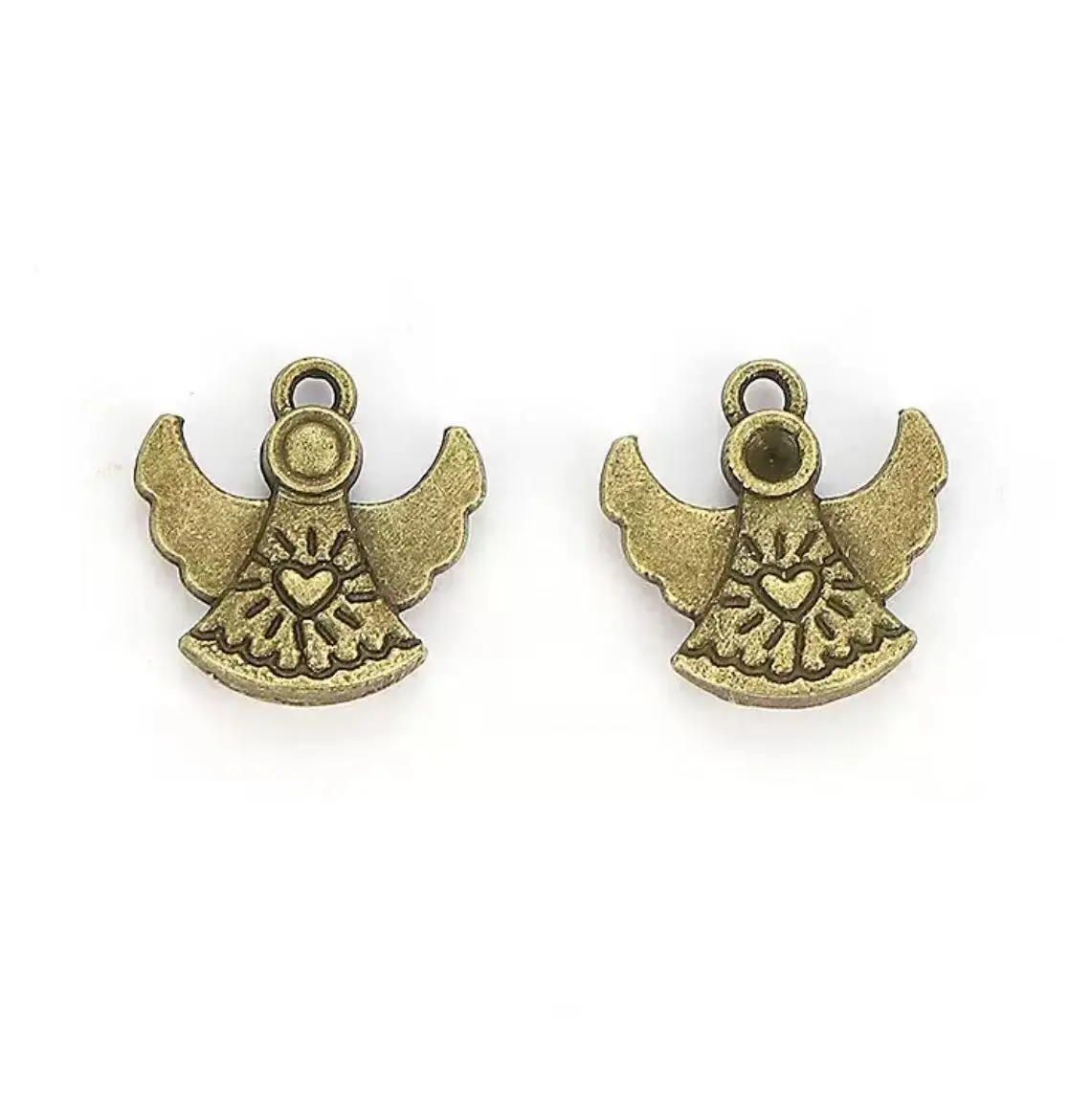 

25pcs 14x13mm Zinc Alloy metal tibetan silver lovely pendants for jewelry handmade HW3488