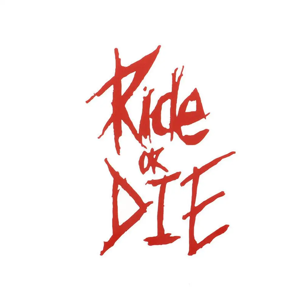 New Ride Or Die Bike Frame Stickers Tube Decals For Mtb Bicycle Decorative Frame Bike Auto Motorcycle Accessories E7r6