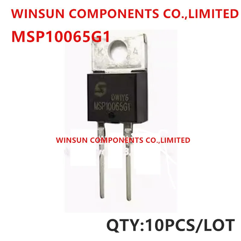 100% New Imported Original ( Latest Version ) MSP10065G1 Replace MSP10065V1 TO-220 Silicon Carbide Diode 10A 650V