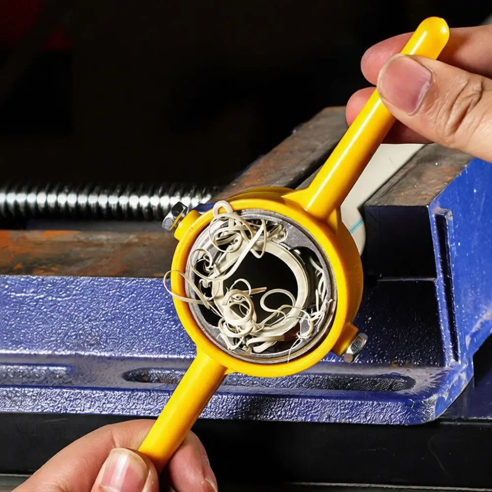Plastic Conduit Threading Die Tool PVC Pipe Thread Maker Hand Operated Plumbing Repair Gear Construction Improvement Necessity