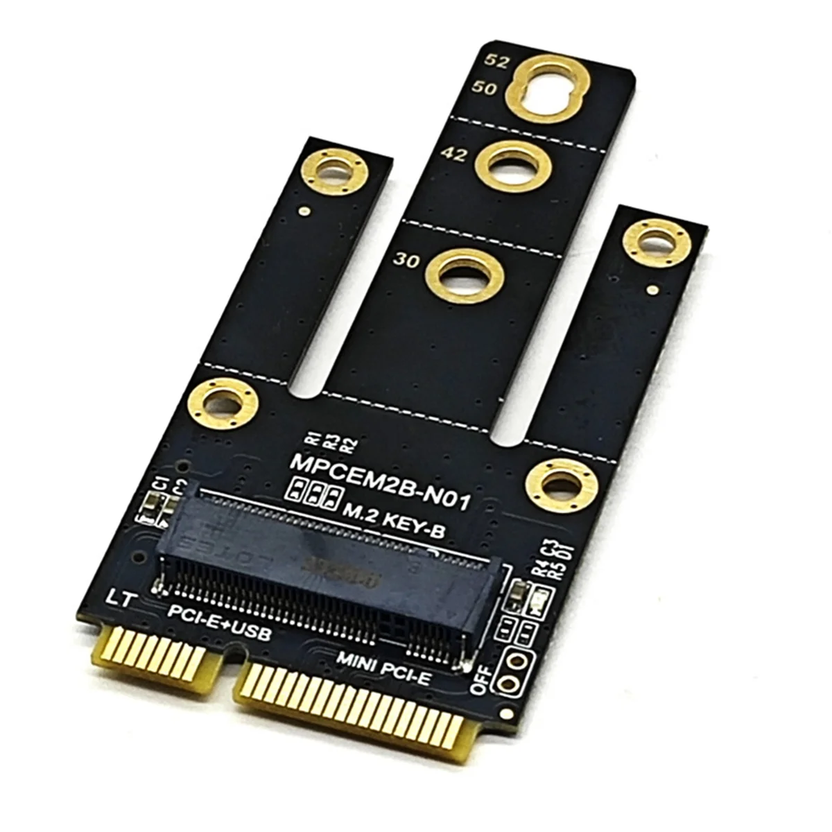 New Adapter Card MPCIE to KEY-B Expansion Slot MINIPCI-E to M.2 NGFF NIC Adapter Card WIFI Interface to M Adapter Card A