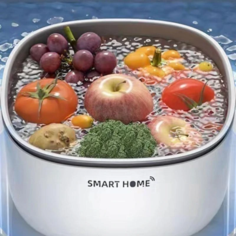  Ultrasonic Fruit Vegetable Washing Machine Household Automatic Fruit Sterilizer