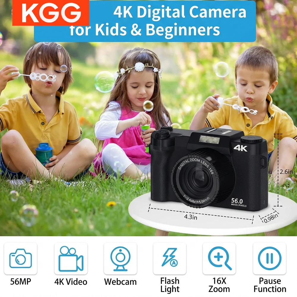 4K Vlogging Camera …