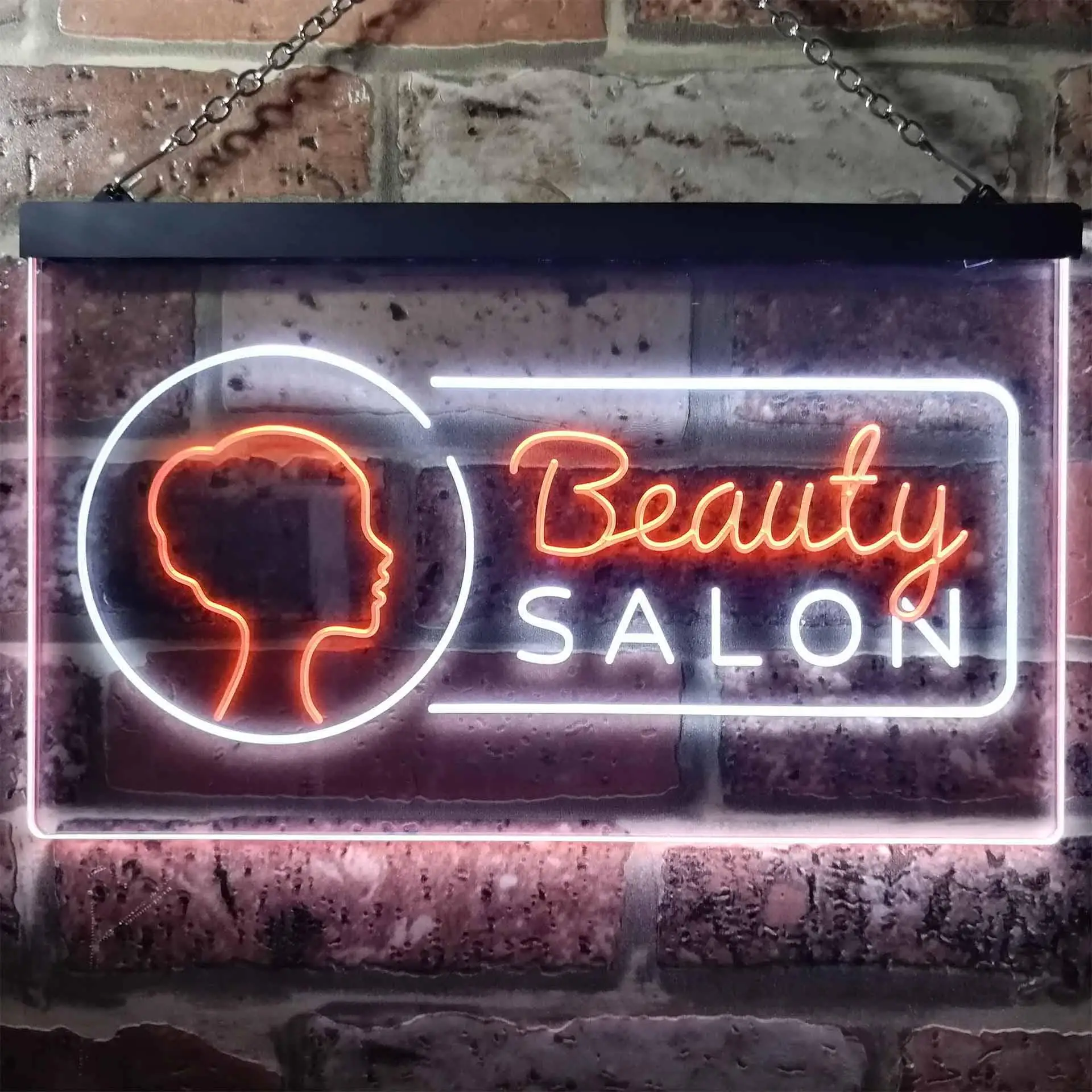 

Beauty Salon. with Elegant Lady Dual Color Led Neon Sign st6-i2045
