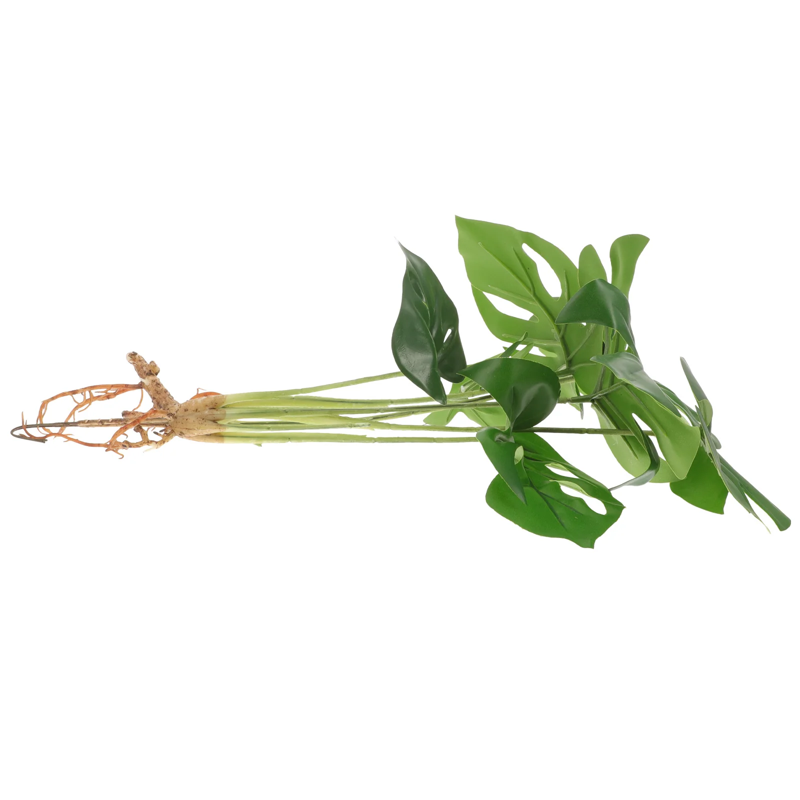 

Fake Monstera Tabletop Faux Plant Wear-Resistant Artificial Greenery For Home Office Decor Small Plant Accessories