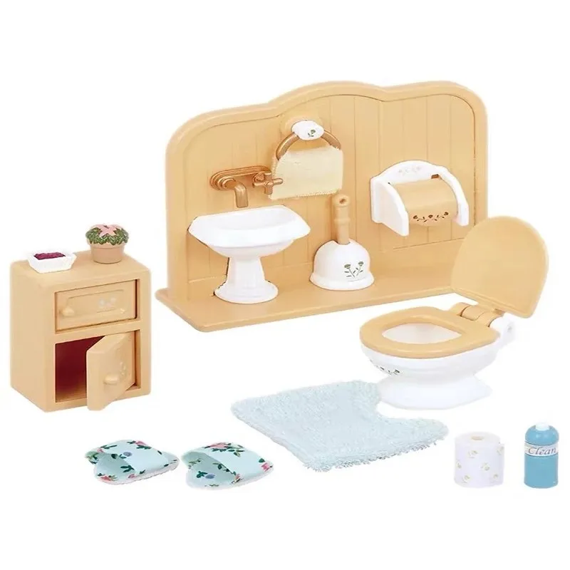 Sylvanian Families Dollhouse Playset Toilet Set Furniture Accessories Gift Girl Toy No Figure New in Box 5020