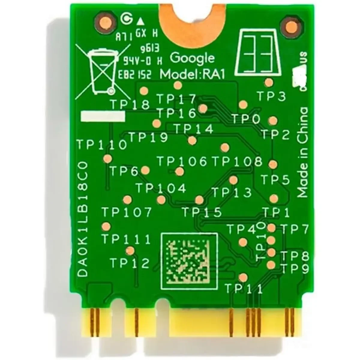 BoMaS1pc M.2 Accelerator For High-Speed ML Inferencing And AI Vision, G650-04527-01 Accelerator Card Green TPU M.2 A+E