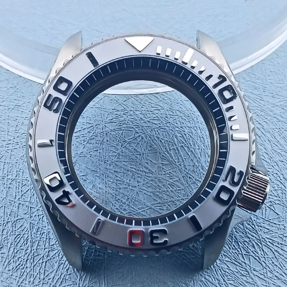 

41mm SKX 007 matte black watch case suitable for 28.5mm dial nh34 nh35 nh36 movement 316L stainless steel sapphire glass 2