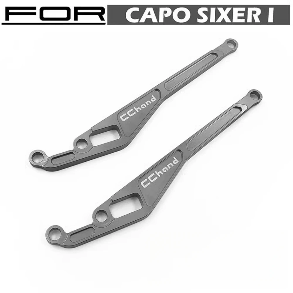 Scale 1/6 Aluminum front Axle Tie rods fit Capo sixer 1 Samurai Jimny Crawler RC Car 1 6