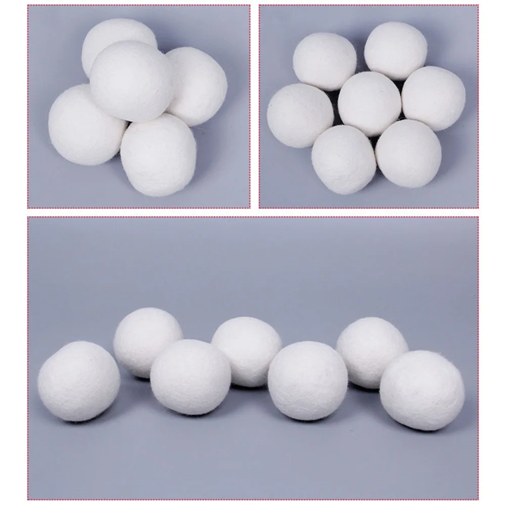 3cm/4cm/5cm Laundry Ball Soften Fabric Wool Dryer Balls Home Washing Balls To Reduce Drying Time Make Clothes Fluffy for Laundry