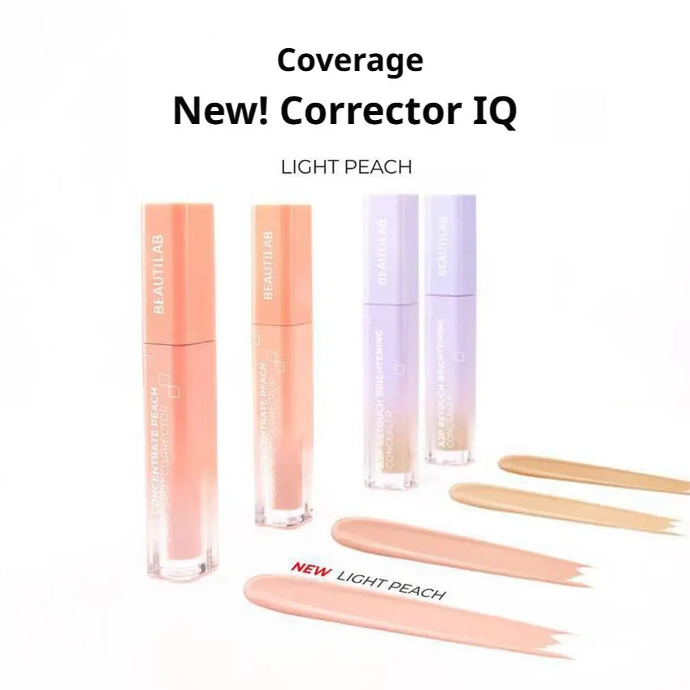 BEAUTILAB 2.5ml Full Coverage Concealer Liquid, Lightweight Brightening Makeup, Long‑Lasting Cover for Dark Circles, Acne Marks