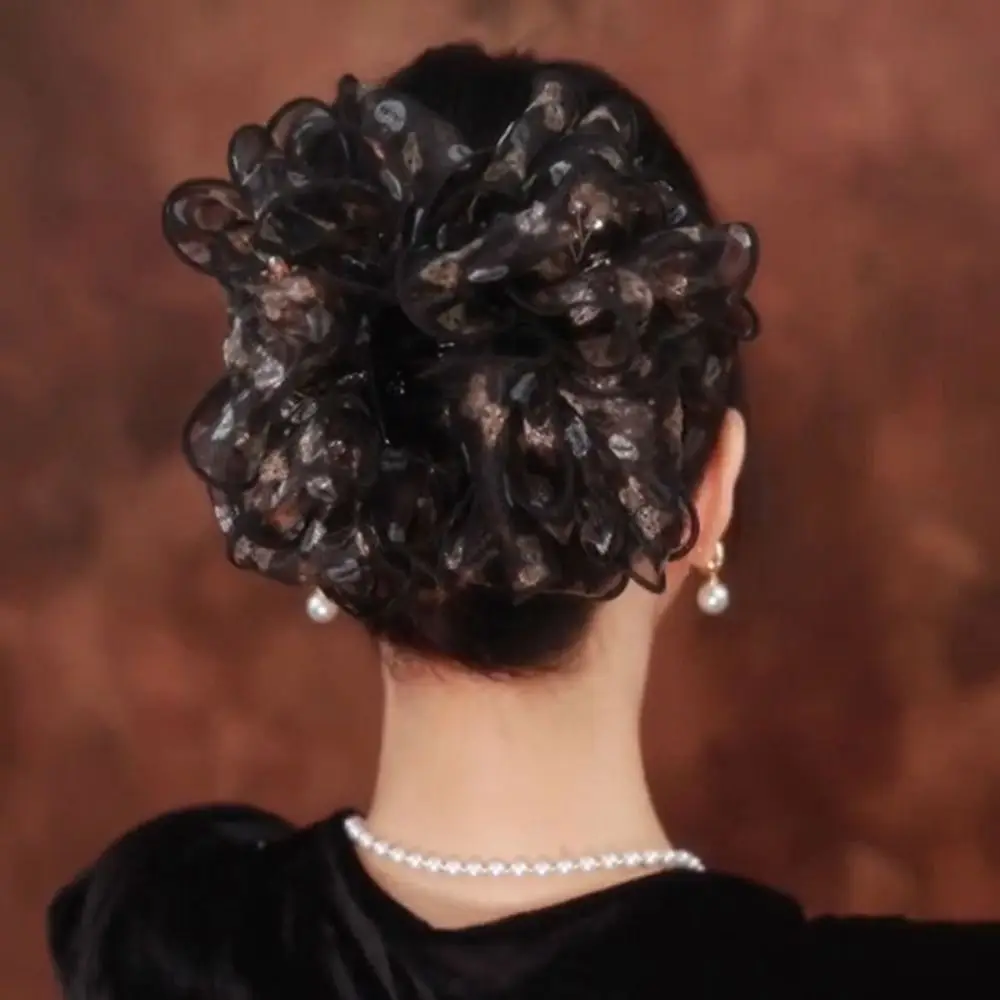 

Горячая новинка: эластичная повязка для волос с золотым цветком, увеличивающая объем, для женщин