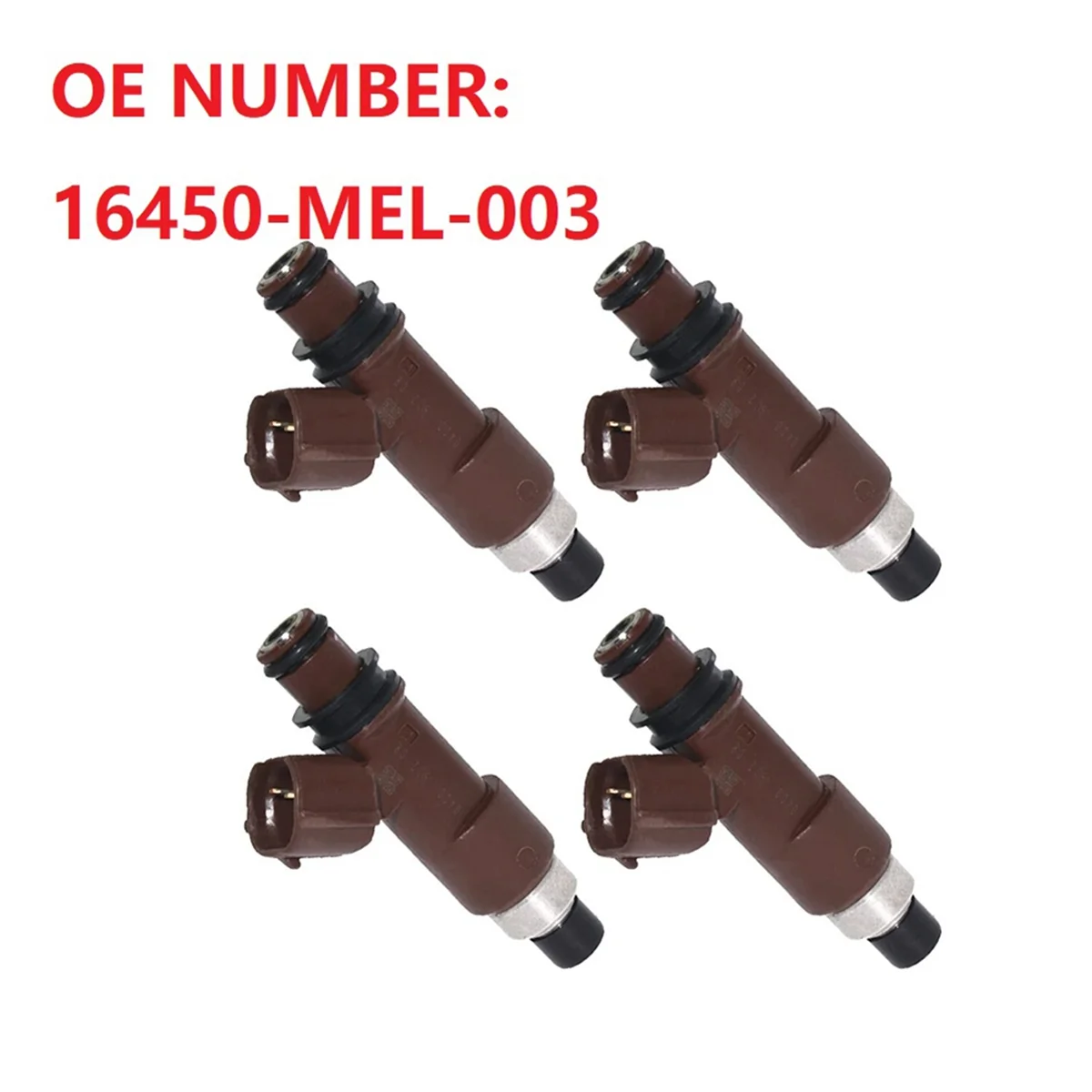 4PCS 16450-MEL-003 16450MEL003 Fuel Injector for HONDA CBR1000RR CB1300 CB1300A CB1300S CB1300SA VFR800 VFR800A