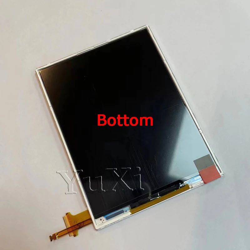 YuXi 1 шт. для NEW3DS XL LL сменный дисплей и сенсорный экран дигитайзер панель консоль Верхняя Нижняя/Верхняя Нижняя часть ЖК-экрана Запасная часть